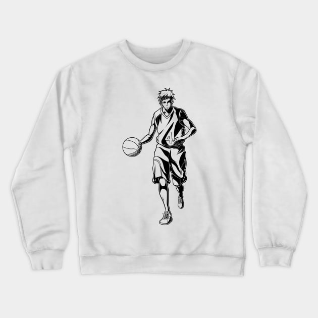 Seijuro Akashi in Action Line Art Crewneck Sweatshirt by Paradox Studio